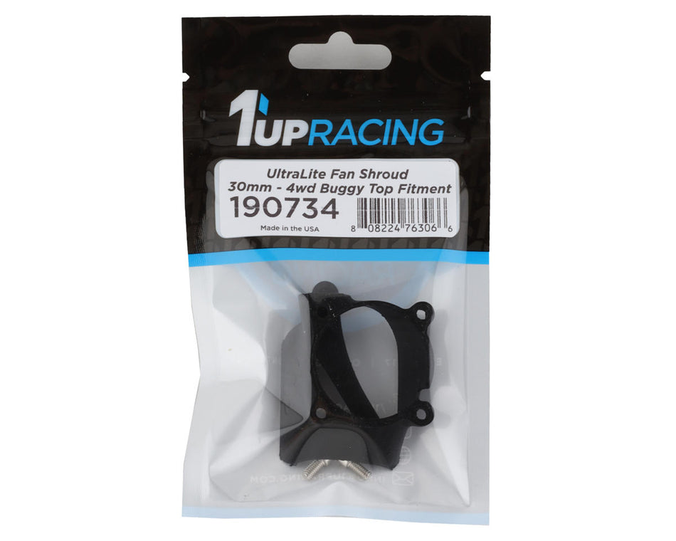 1UP Racing UltraLite 30mm 4WD Buggy Fan Shroud (Upper Mount)