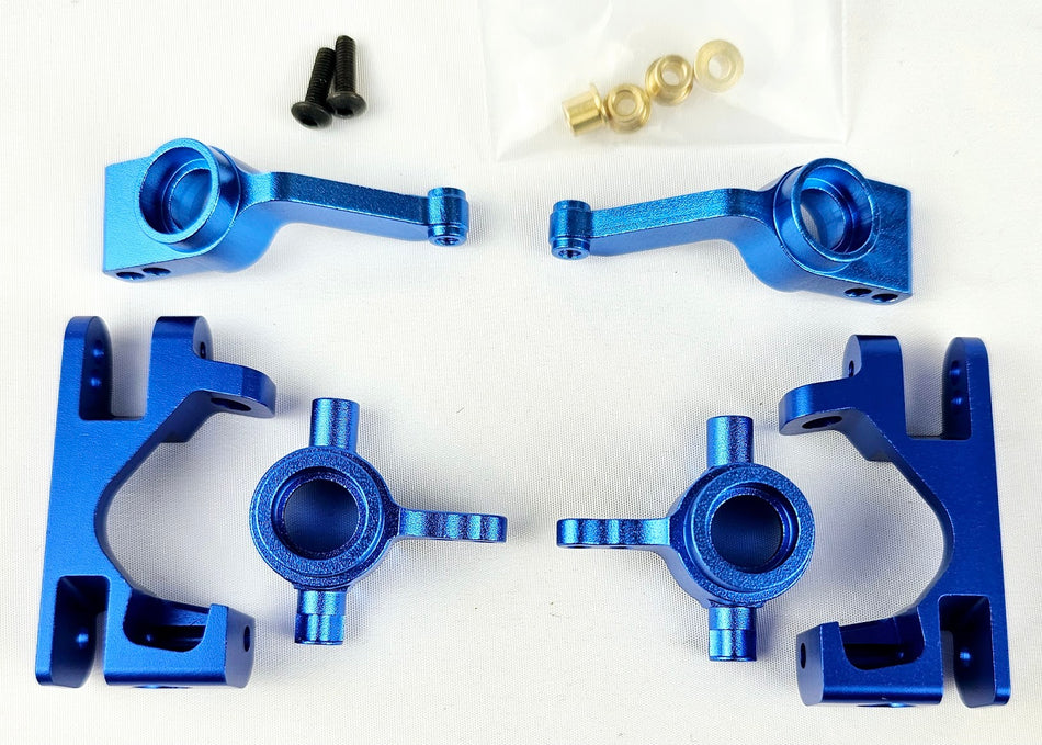 ERC 1/10 Slash 4X4 Slash Aluminum C-Hubs, Steering Blocks and Rear Bearing Carriers