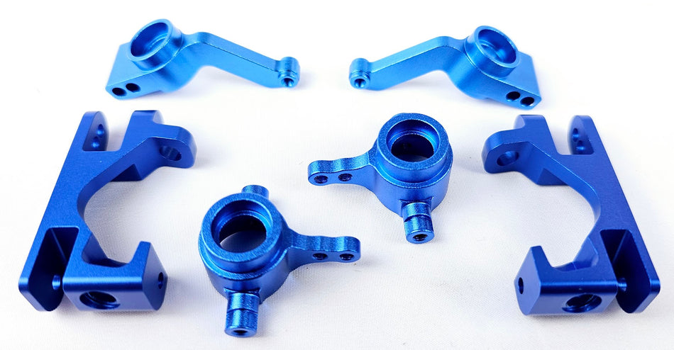 ERC 1/10 Slash 4X4 Slash Aluminum C-Hubs, Steering Blocks and Rear Bearing Carriers