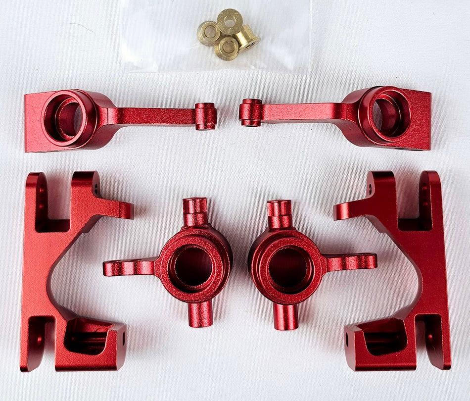 ERC 1/10 Slash 4X4 Slash Aluminum C-Hubs, Steering Blocks and Rear Bearing Carriers