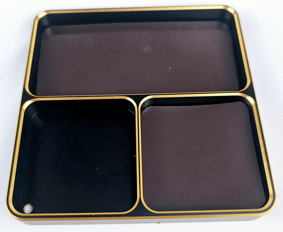 ERC Aluminum Color Edged Magnetic Parts Tray Gold