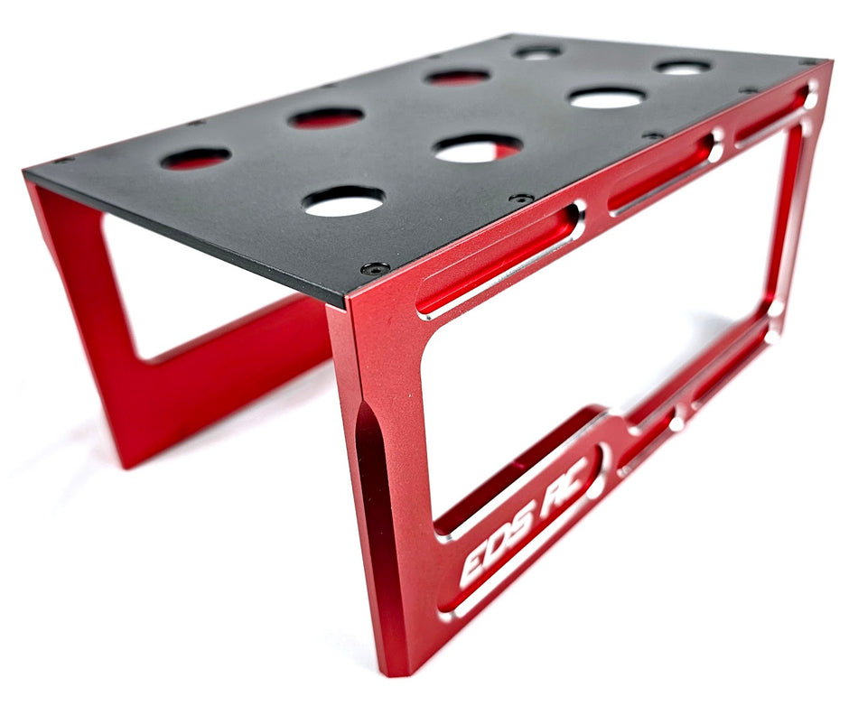 ERC Red Aluminum 1/10 1/8 Car Stand