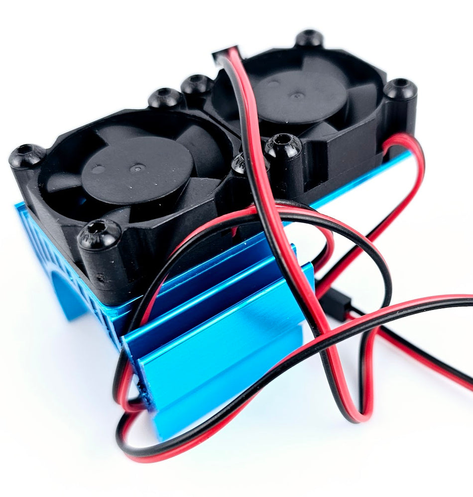 ERC Dual Cooling Fan for 540/550 Motors Blue