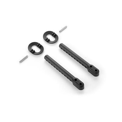 XRAY COMPOSITE REAR 6MM ADJUSTABLE BODY MOUNT SET