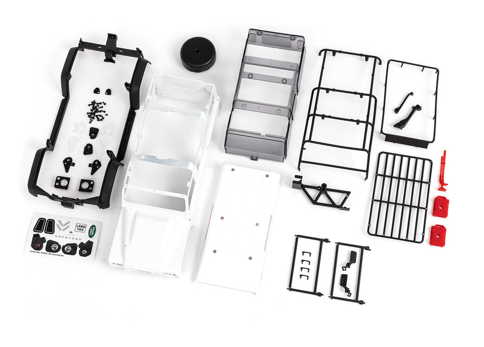 BODY TRX-4M DEFENDER WHITE