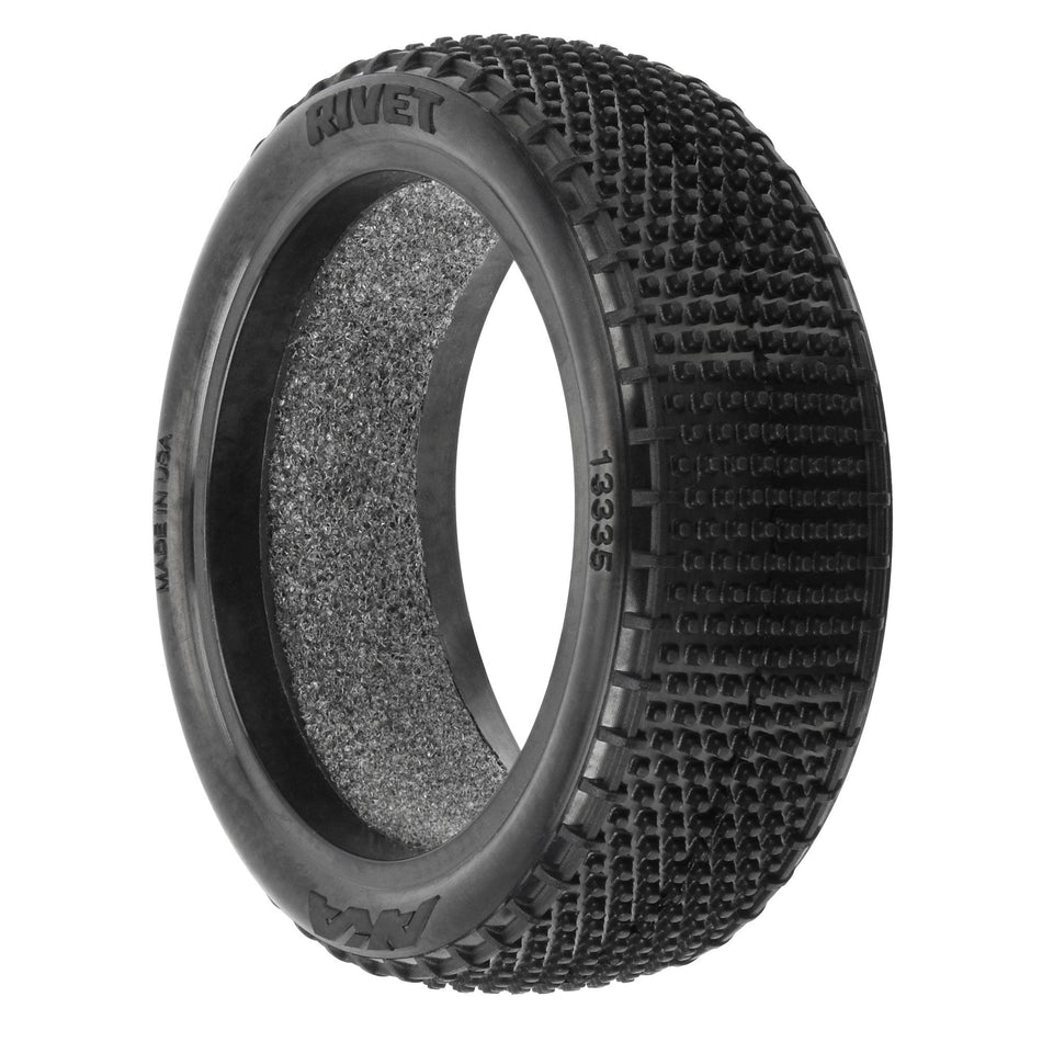 1/10 Rivet Soft Carpet 4WD Front 2.2" Off-Road Buggy Tires (2)