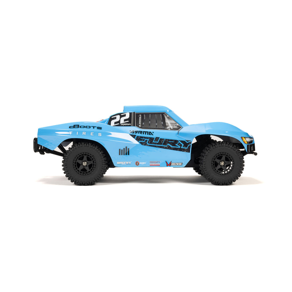 Arrma 1/10 FURY MEGA 550 2WD Short Course Truck RTR with Battery & Charger Blue