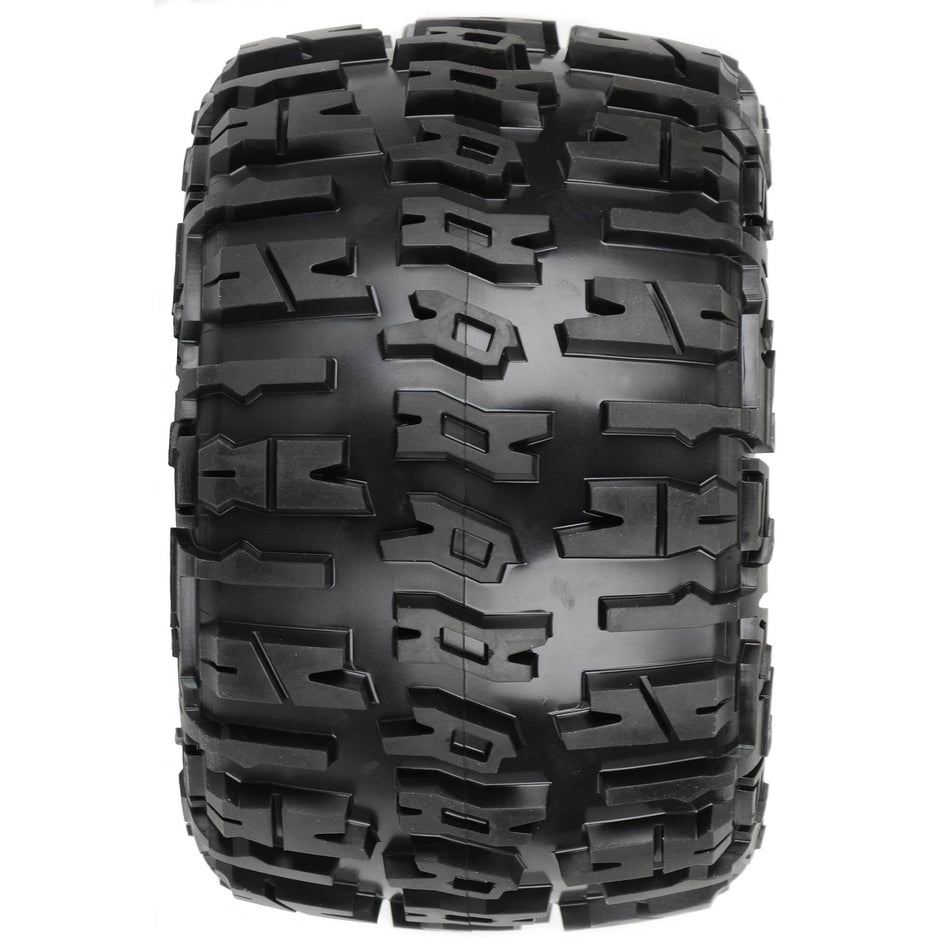 Proline 1/8 Trencher X F/R 3.8" MT Tires Mounted 17mm Black Raid (2)