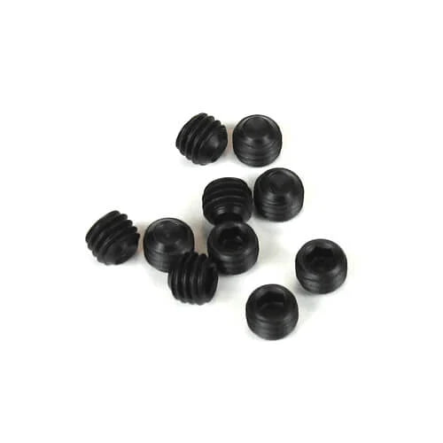 Tekno M5x4mm Set Screws (black, 10pcs)