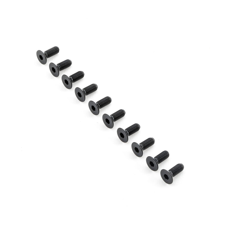 TLR Flat Head Screws, M6x16mm (10)