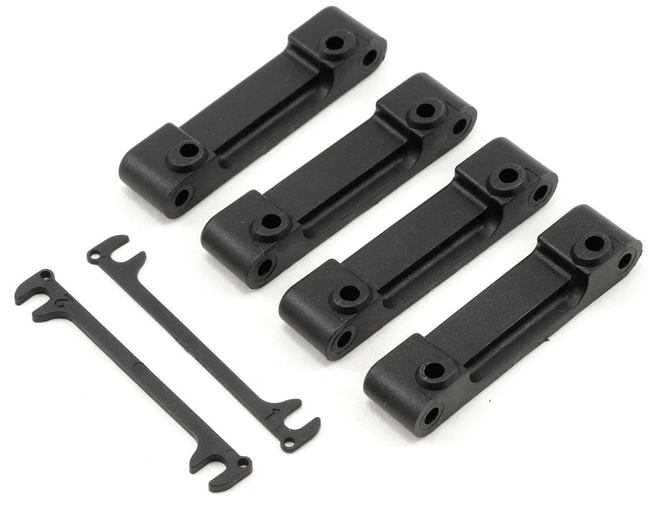 Team Associated Factory Team Arm Mount Set (2.5°, 3°,3.5°, 4°)