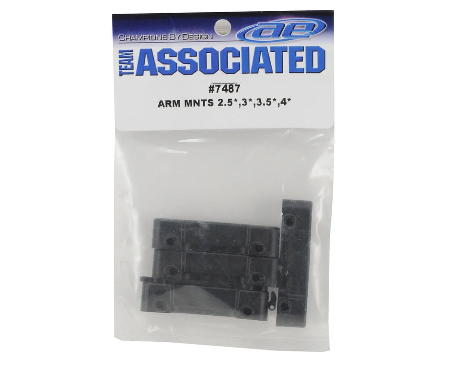 Team Associated Factory Team Arm Mount Set (2.5°, 3°,3.5°, 4°)