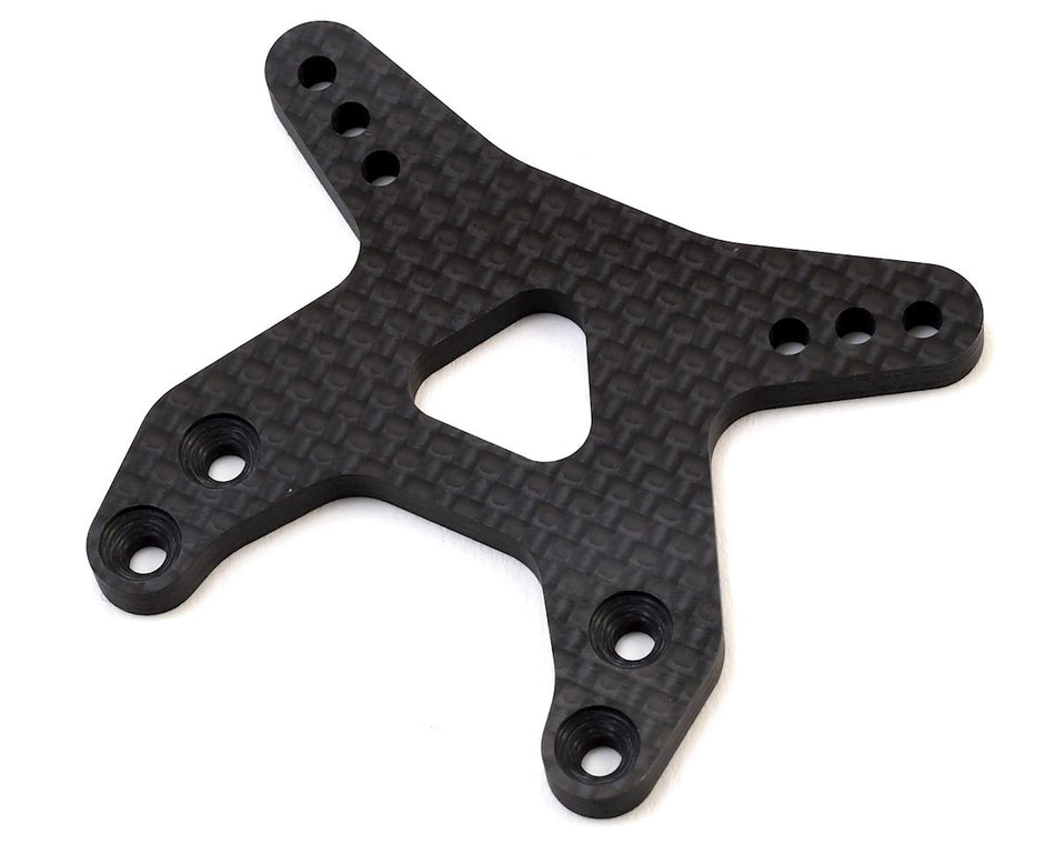 Team Associated B6.1/B6.1D Carbon Fiber "Flat" Front Shock Tower