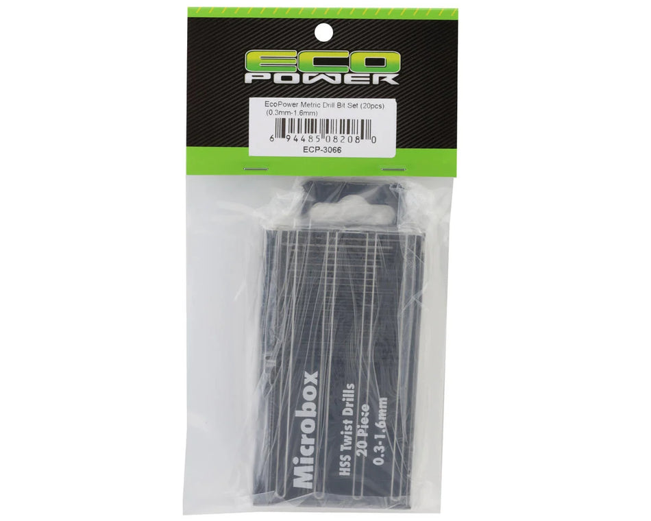 EcoPower Metric Drill Bit Set (20) (0.3mm-1.6mm)