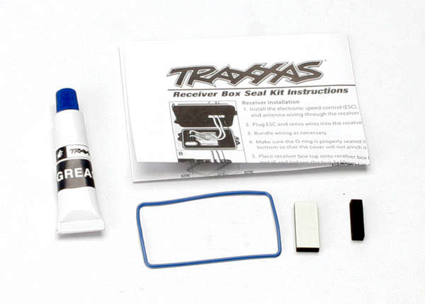 Traxxas Seal kit, receiver box (includes o-ring, seals, and silicone grease)