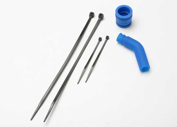 Traxxas Pipe Coupler/ Deflector Blue