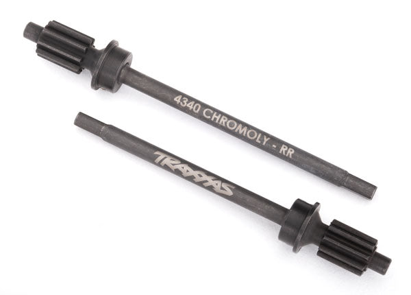 TRAXXAS AXLE SHAFT HD MACHIND L/R REAR TRX-4