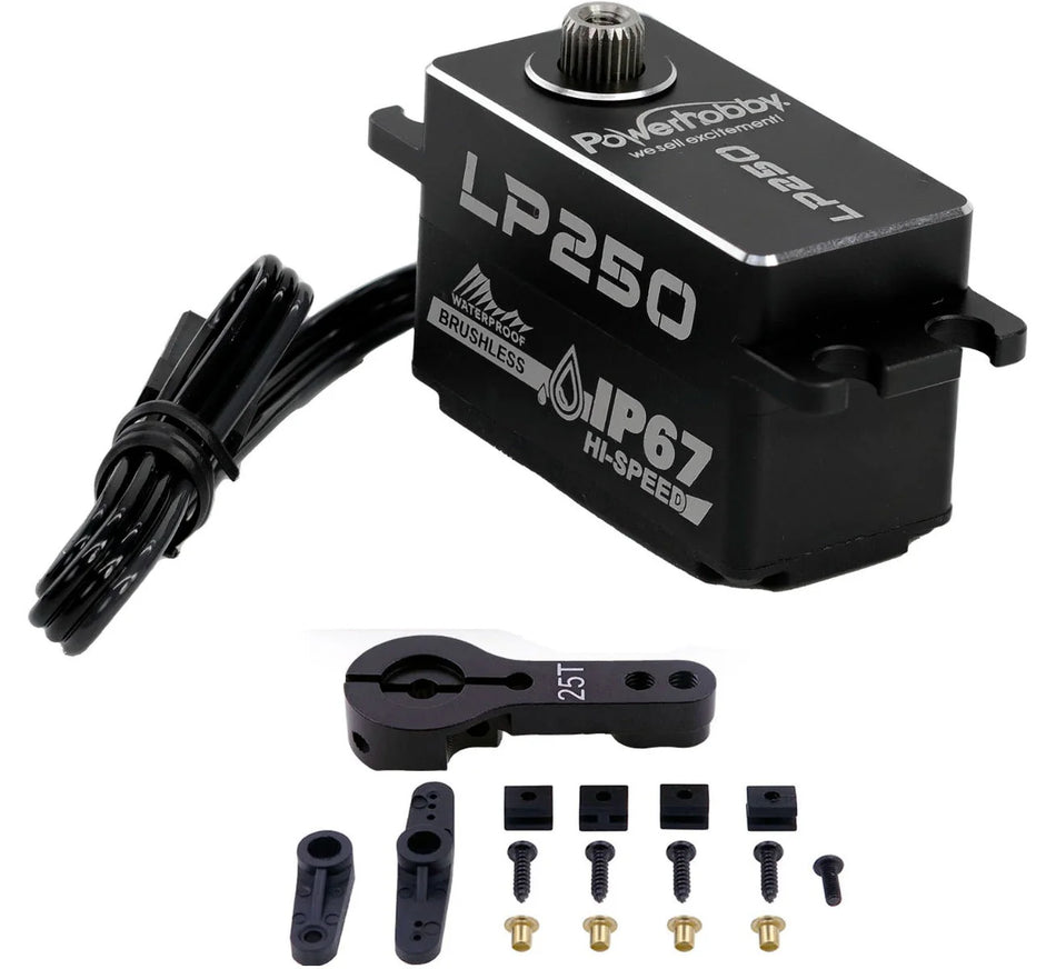 Powerhobby LP250 19KG Programmable Waterproof Low Profile Hi-Speed Servo