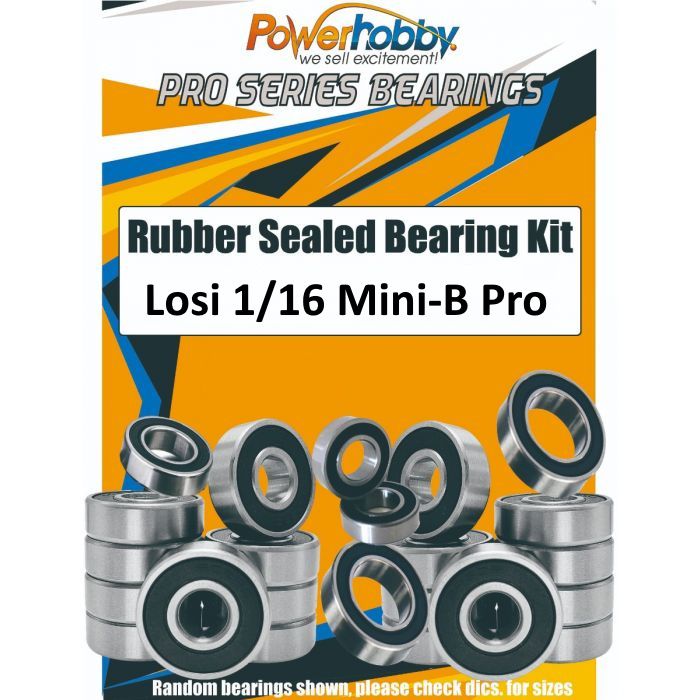 Losi 1/16 Mini-B Pro 2WD Bearings