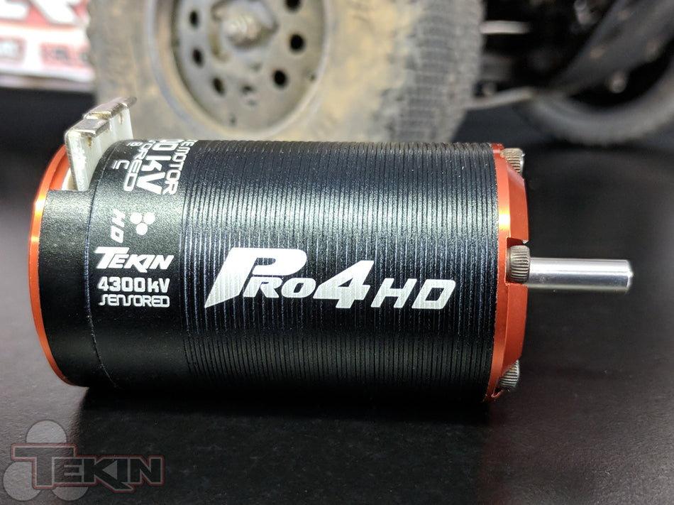 Tekin Pro4 HD BL 4300kv, 550 Can , 5mm Shaft