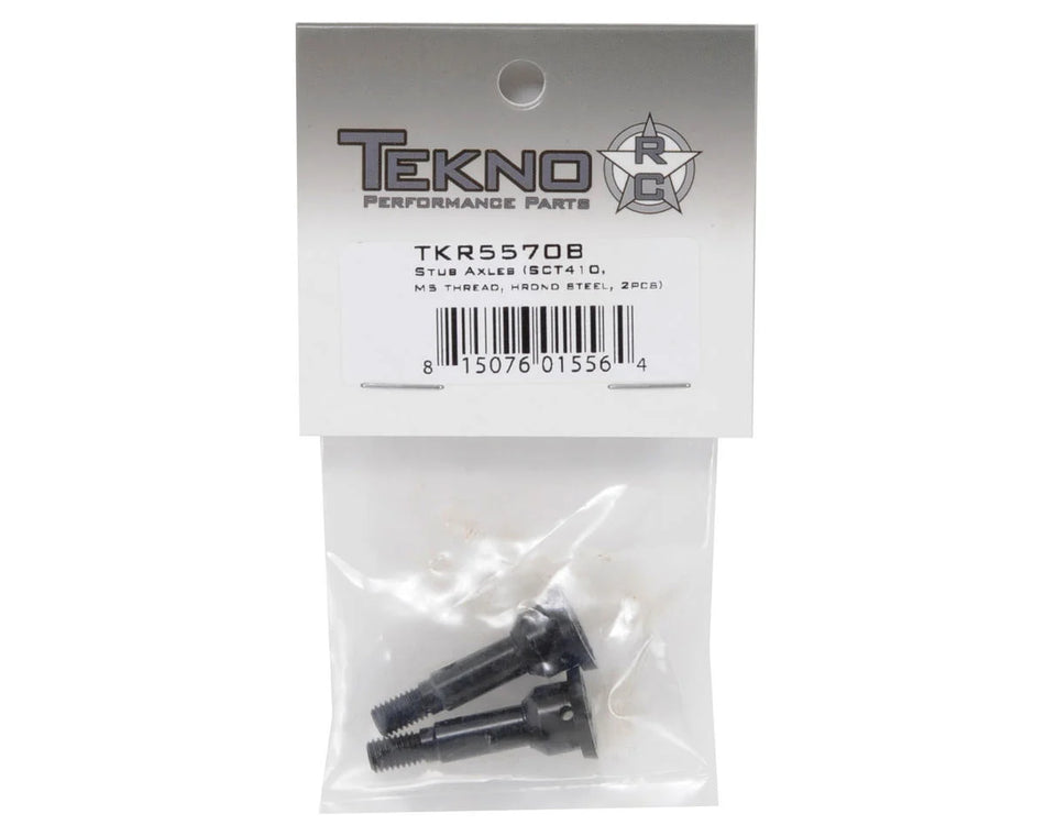 Tekno RC M5 Thread Hardened Steel Stub Axle Set (2)