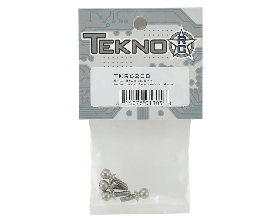 Tekno RC 5.5x8mm Short Neck Ball Stud (4)