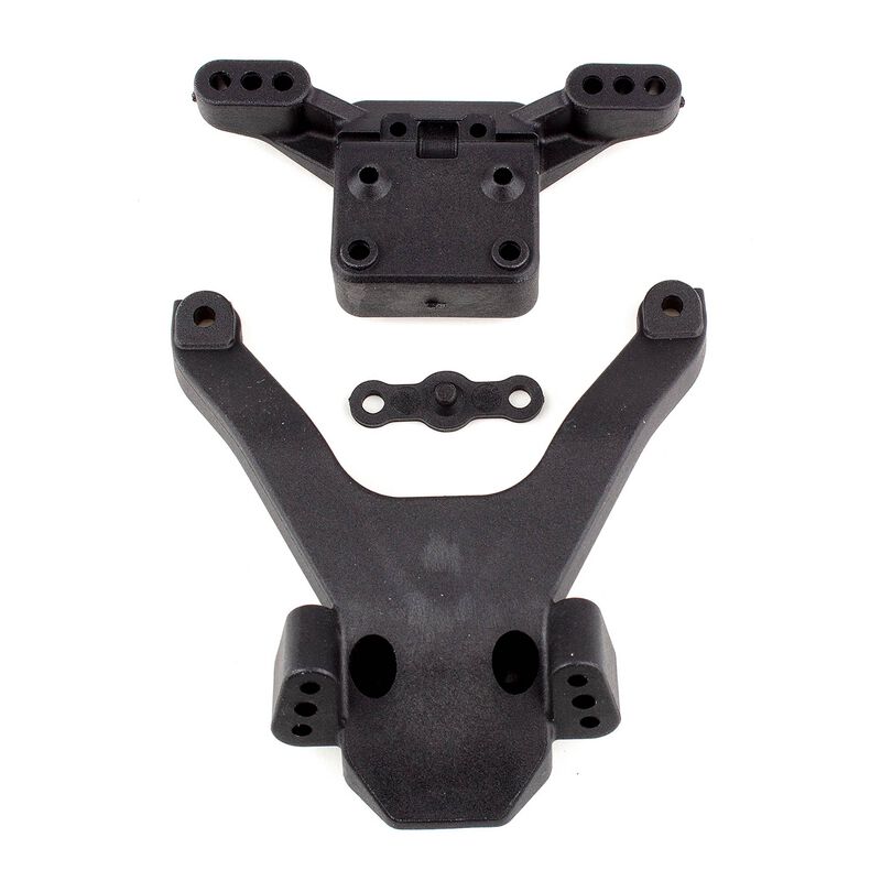 Team Associated RC10B6.3 Front Top Plate and Ballstud Mount