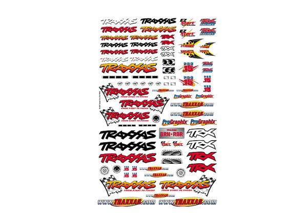 Traxxas Decal Sheet