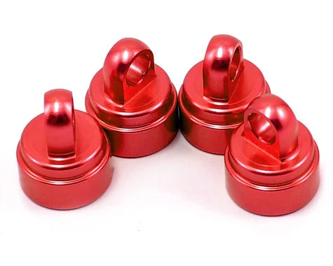 Red Aluminum Shock Caps